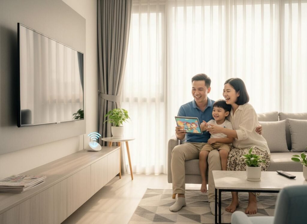 Gói combo Internet & Truyền hình MyTV dành cho gia đình tại Quận 3