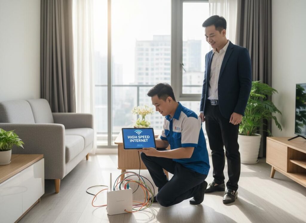 Gói lắp. đặt Internet cho các căn hộ/chung cư tại Quận 1